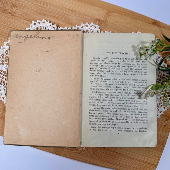 🌿 Vintage 1924 Schoolbook – Learning to Speak and Write, Book II - Picture 5 of 16